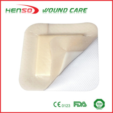 HENSO Gentle Absorbent Silikon Bordered Foam Dressing